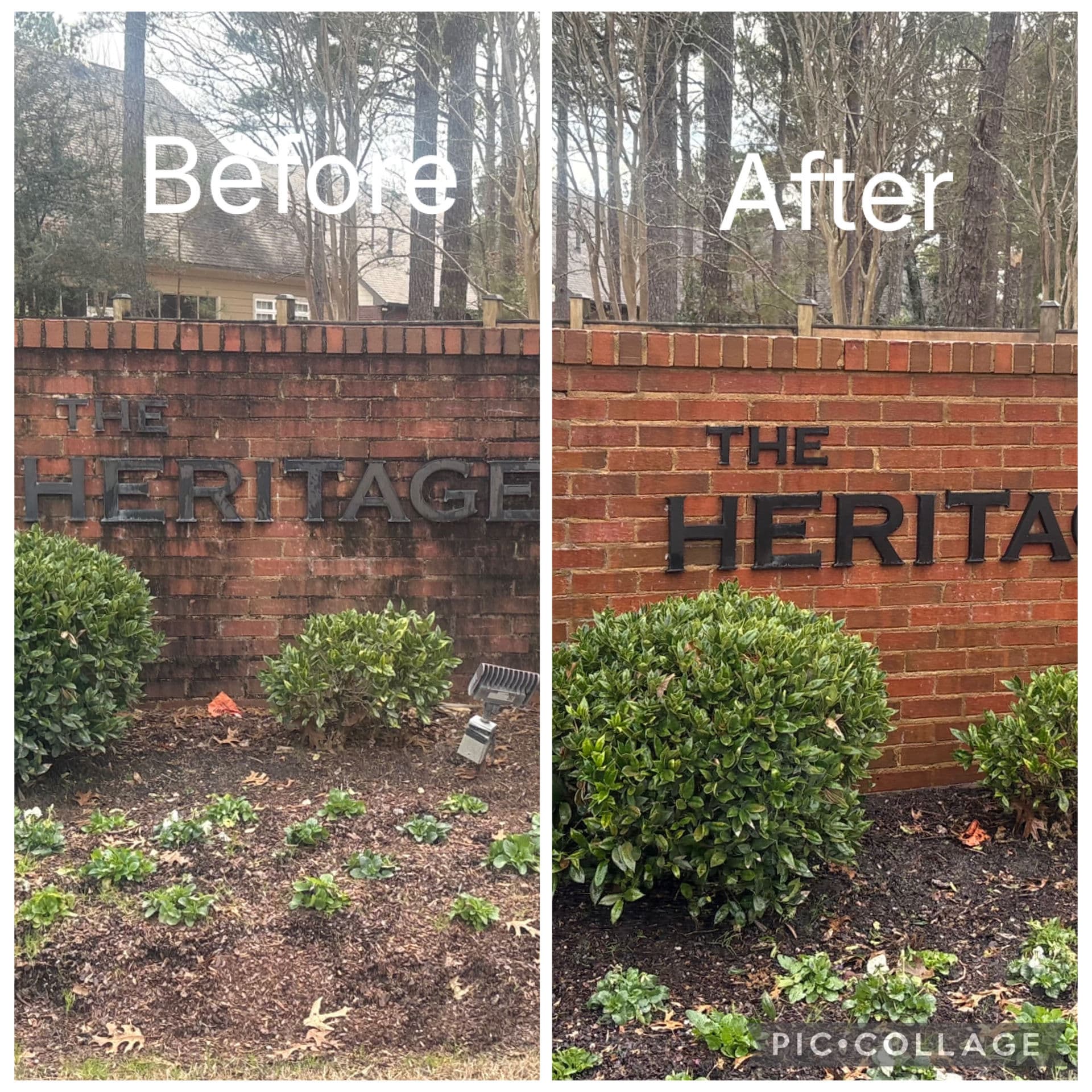 Project Neighborhood Entryway Transformation with Pressure Washing image