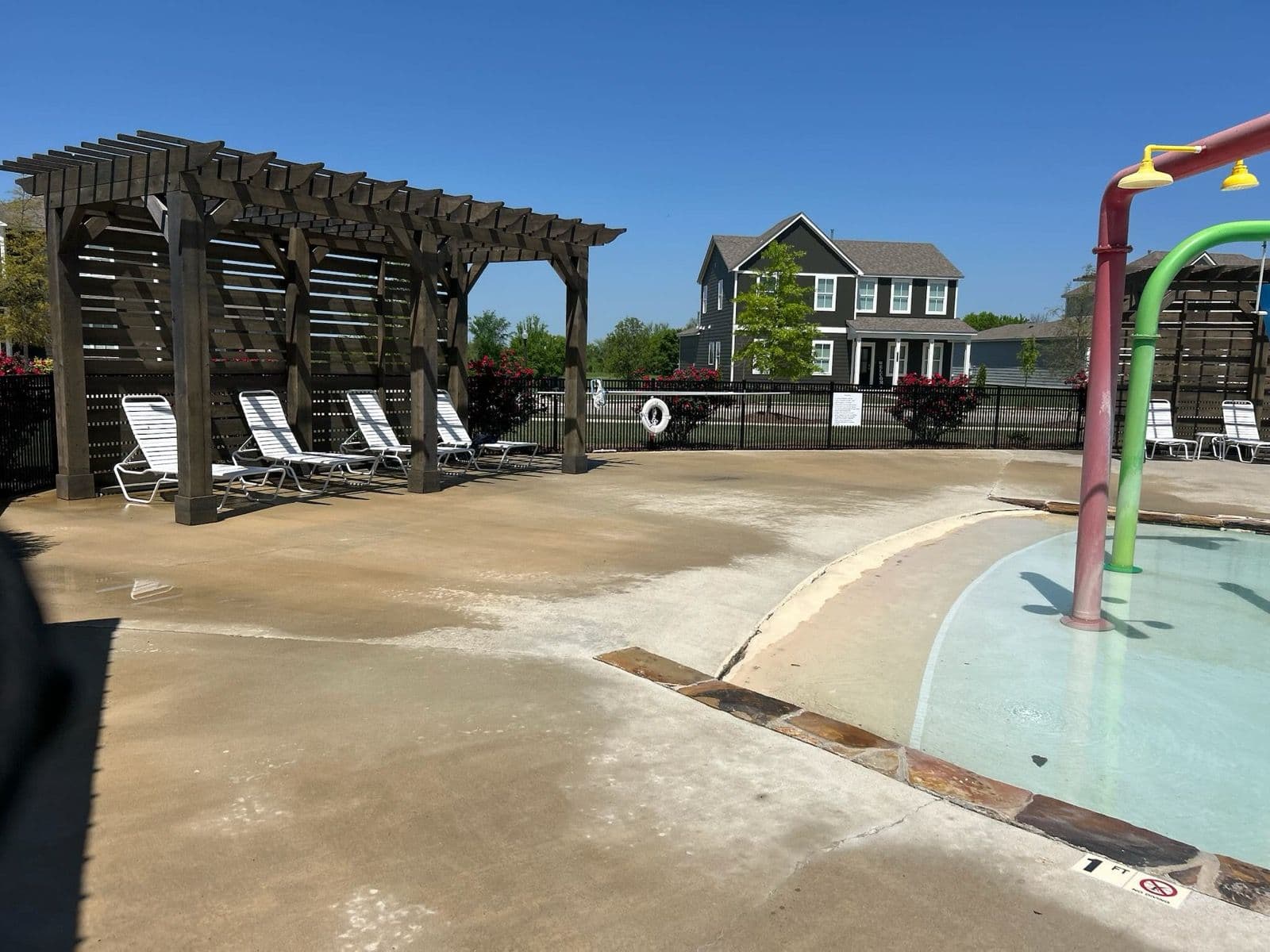Pool Area Pressure Washing